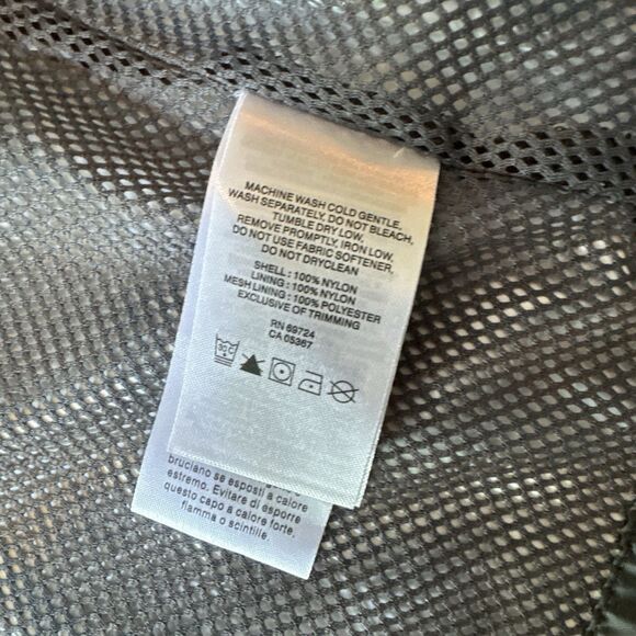 Columbia Youth M Black Omni Tech Jacket Hood Full Zip Lined Pockets Windbreaker - Picture 11 of 12